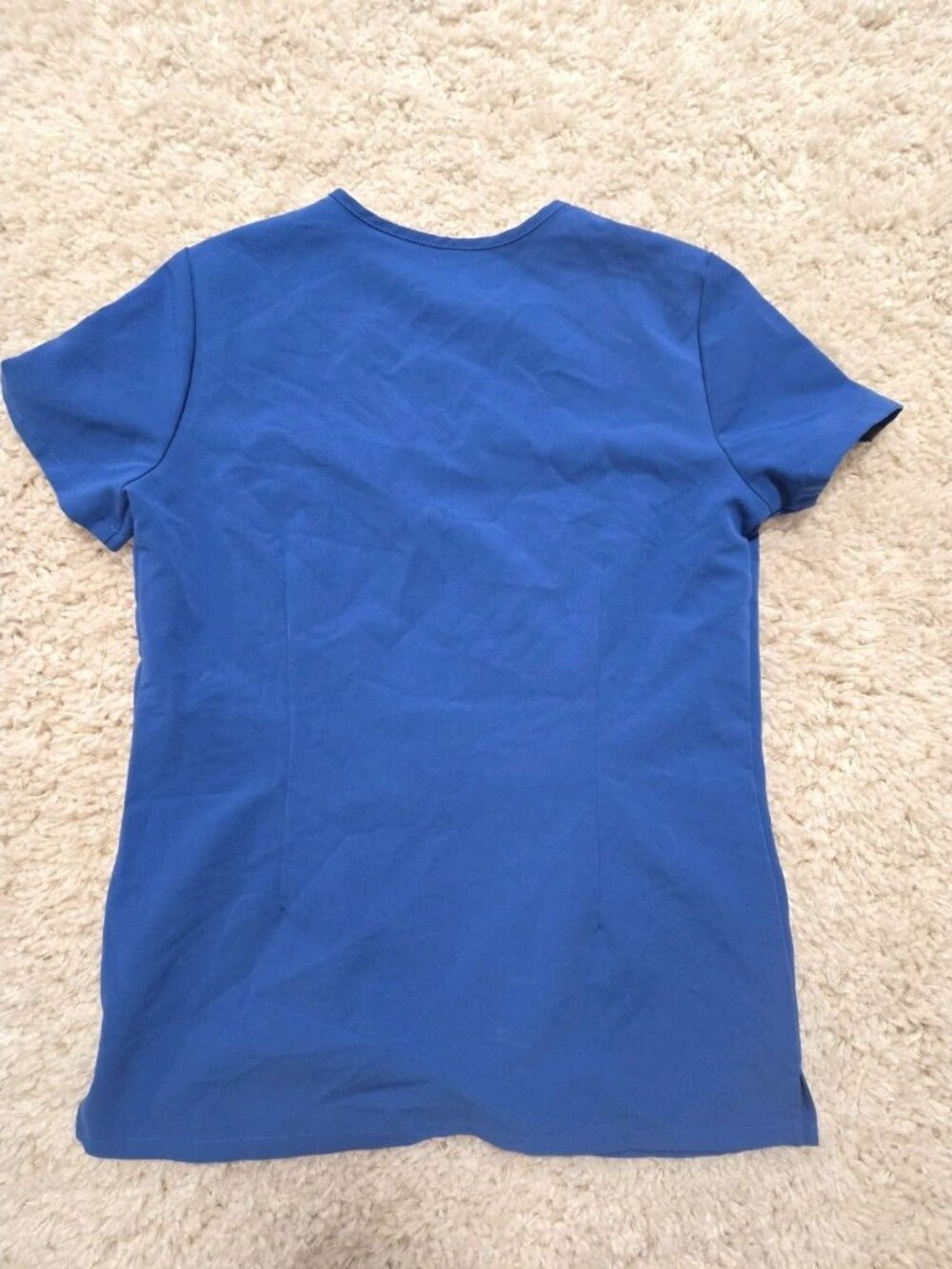 Figs Casma Three Pocket Scrub Top Womens Size XXS Royal Blue Medical Nursing - Picture 4 of 4
